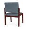 Lesro Lenox Armless Guest Chair, 22.5 in W 26 in L 31.5 in H LW1102 - alternate 3
